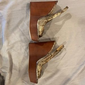 BCBGeneration wedges.  NWT